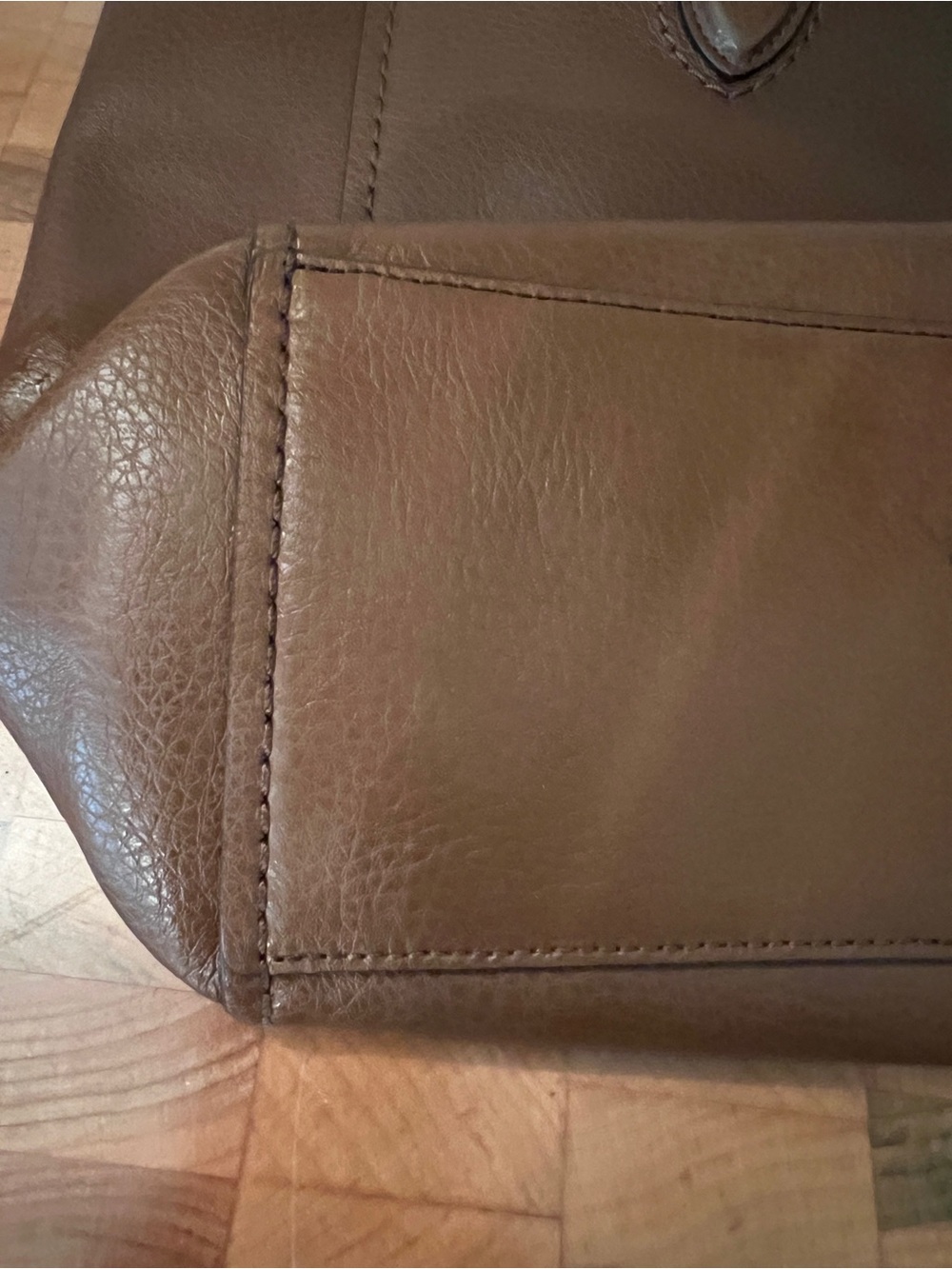 Coach Brown Pebbled Leather Everyday Tote - Picture 6 of 7
